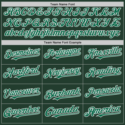 Custom Green Kelly Green-White Line Authentic Baseball Jersey - Sky-Custom