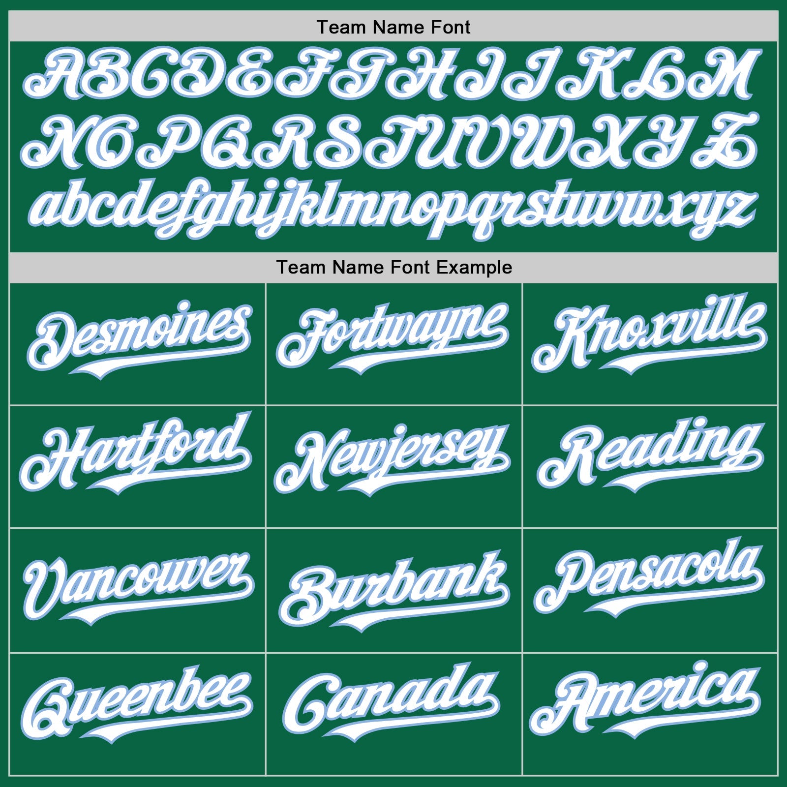 Custom Kelly Green White-Light Blue Line Authentic Baseball Jersey - Sky-Custom