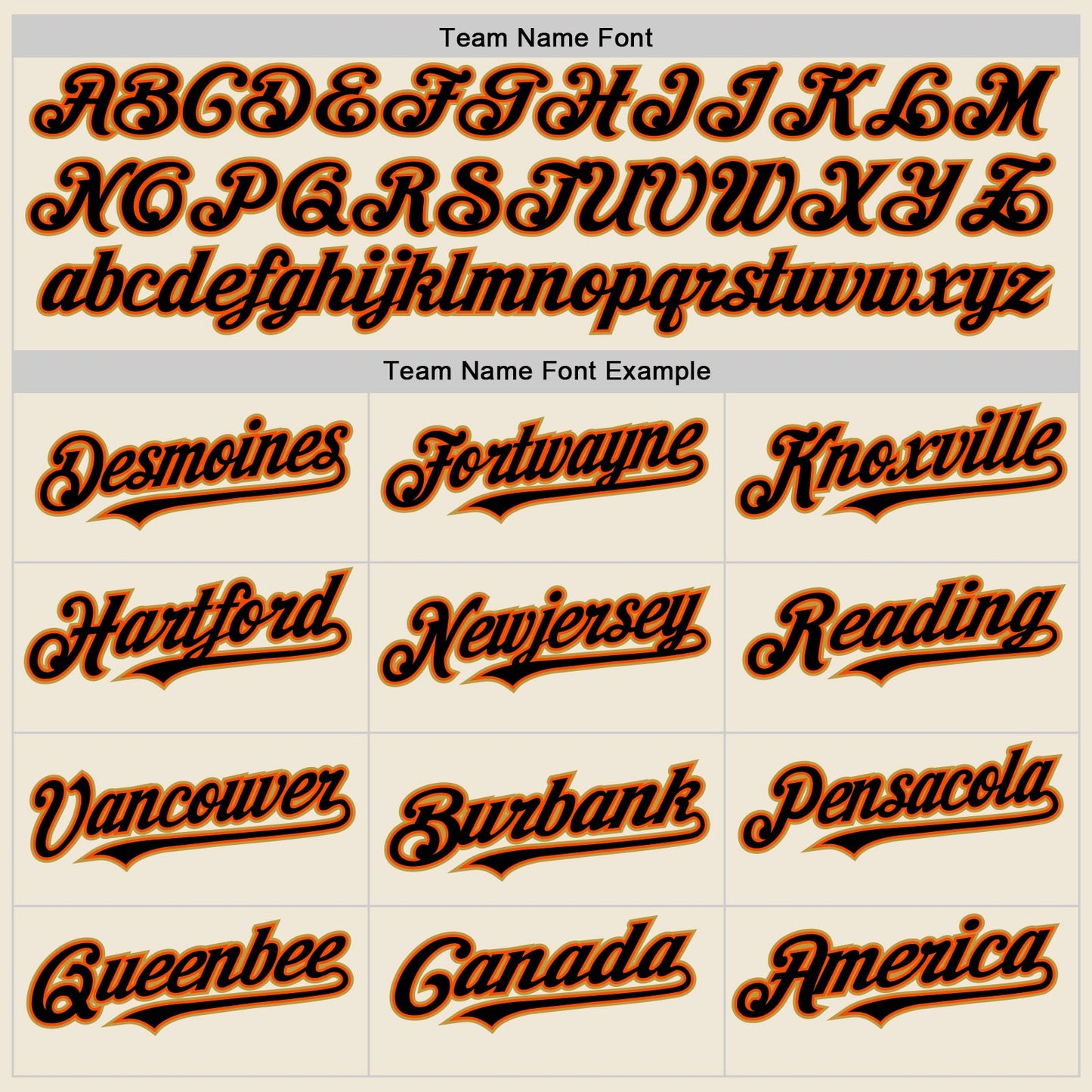 Custom Cream Black Orange-Old Gold Line Authentic Baseball Jersey - Sky-Custom