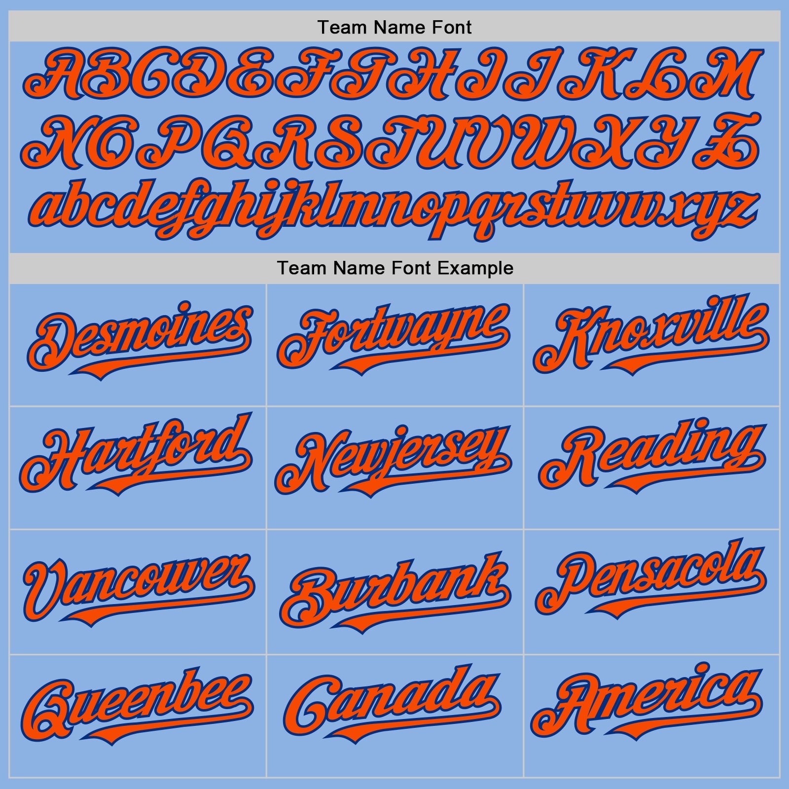 Custom Light Blue Orange-Royal Line Authentic Baseball Jersey - Sky-Custom
