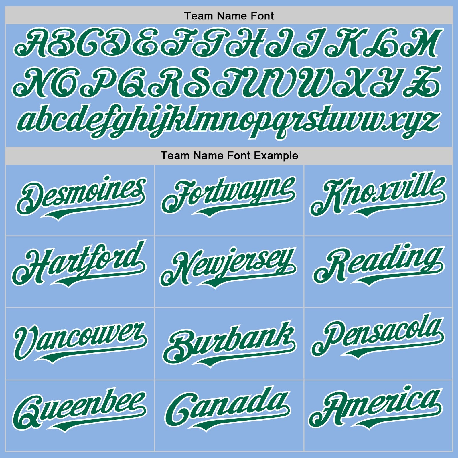 Custom Light Blue Kelly Green-White Line Authentic Baseball Jersey - Sky-Custom
