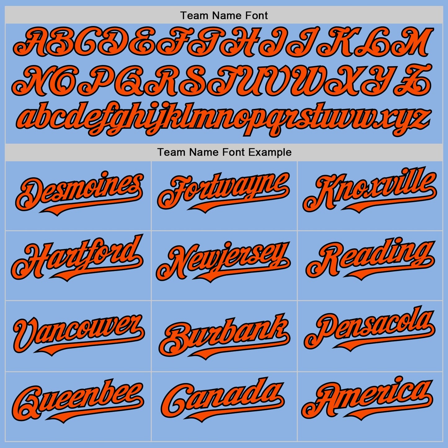 Custom Light Blue Orange-Black Line Authentic Baseball Jersey - Sky-Custom
