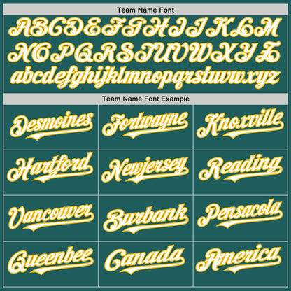 Custom Teal White-Gold Line Authentic Baseball Jersey - Sky-Custom