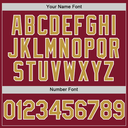 Custom Crimson Old Gold-White Line Authentic Baseball Jersey - Sky-Custom