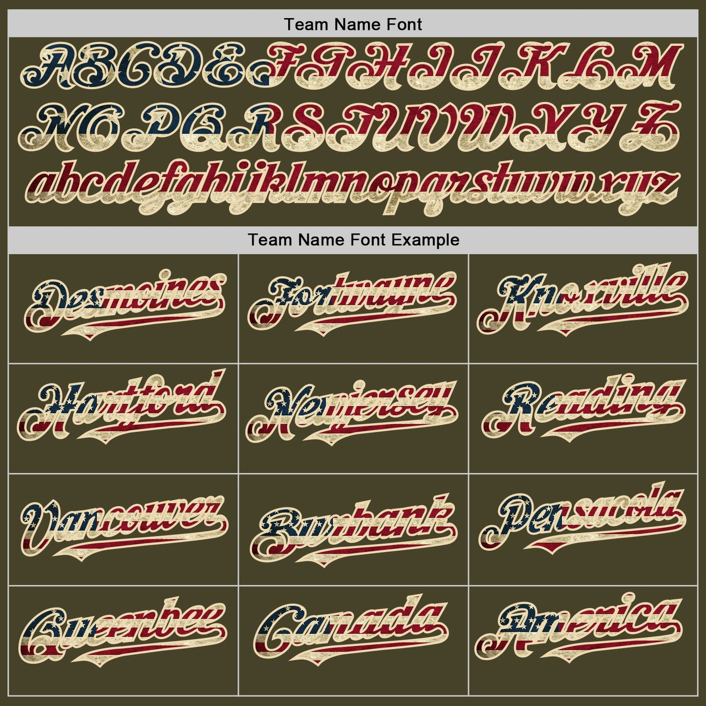 Custom Olive Vintage USA Flag Cream-Maroon Line Authentic Salute To Service Baseball Jersey - Sky-Custom