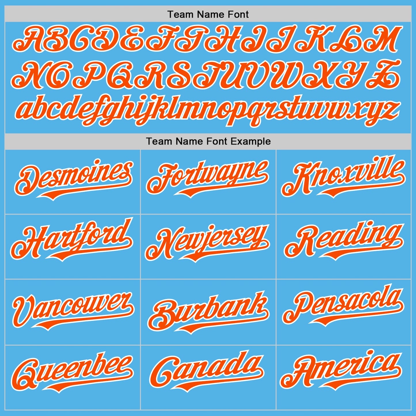 Custom Sky Blue Orange-White Line Authentic Baseball Jersey - Sky-Custom