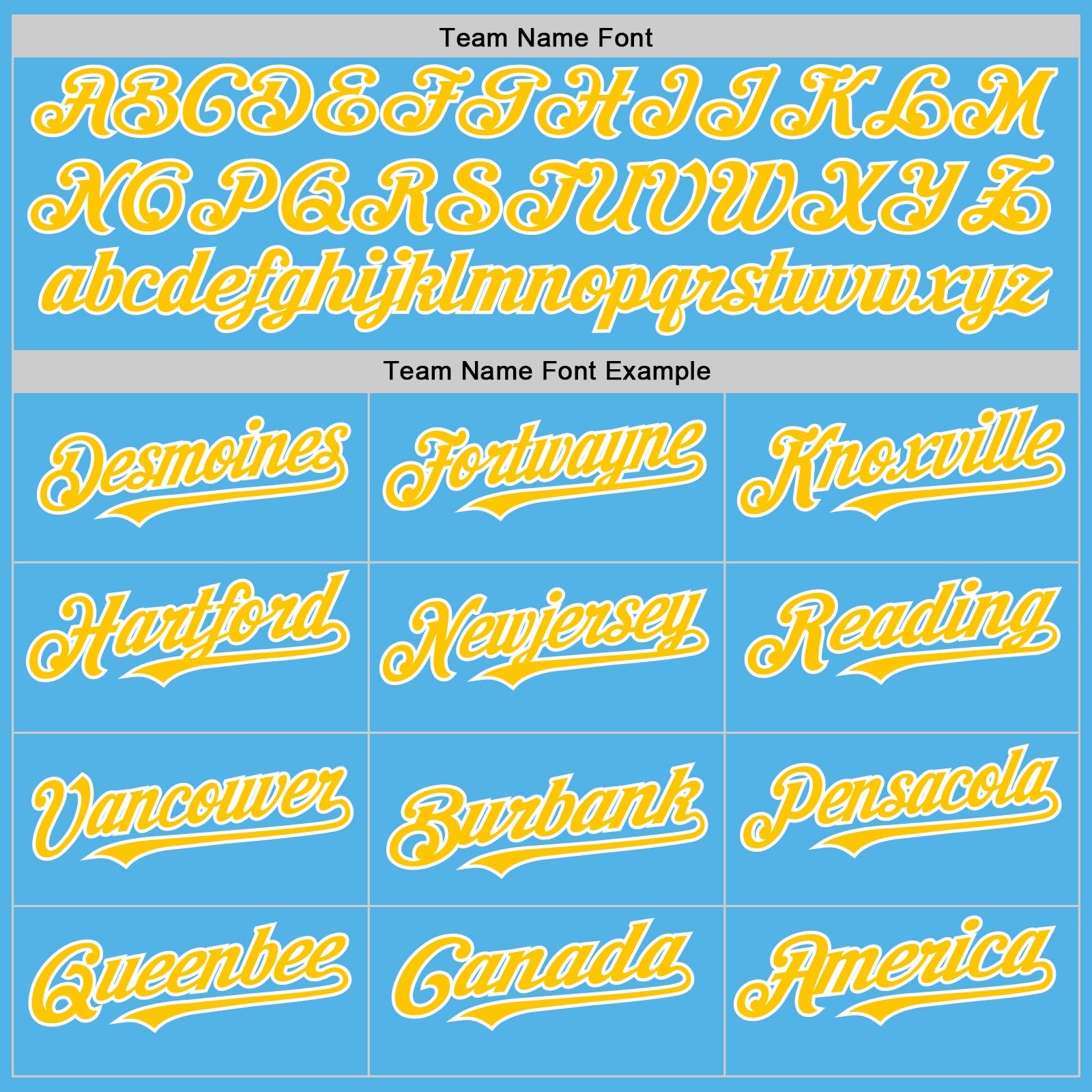 Custom Sky Blue Yellow-White Line Authentic Baseball Jersey - Sky-Custom