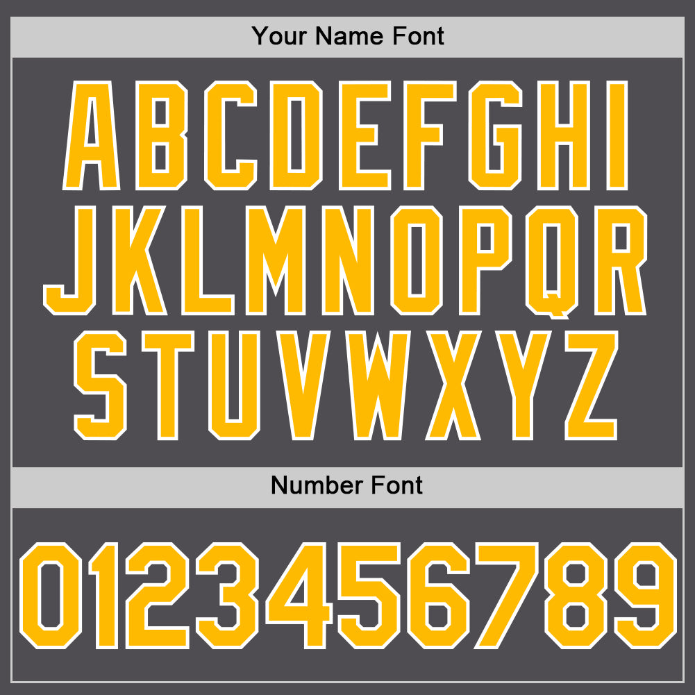 Custom Steel Gray Gold-White Line Authentic Baseball Jersey - Sky-Custom