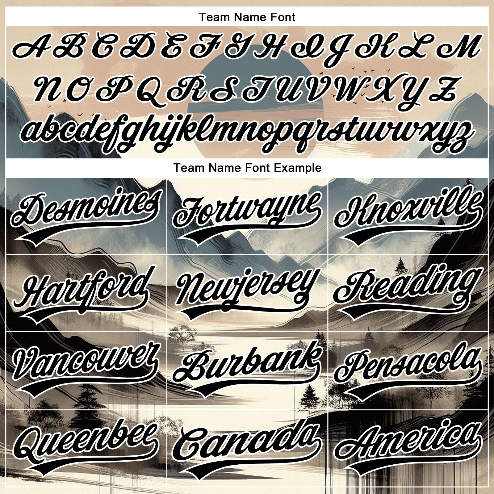Custom White Black 3D Pattern Design Mountains Landscape Authentic Baseball Jersey - Sky-Custom