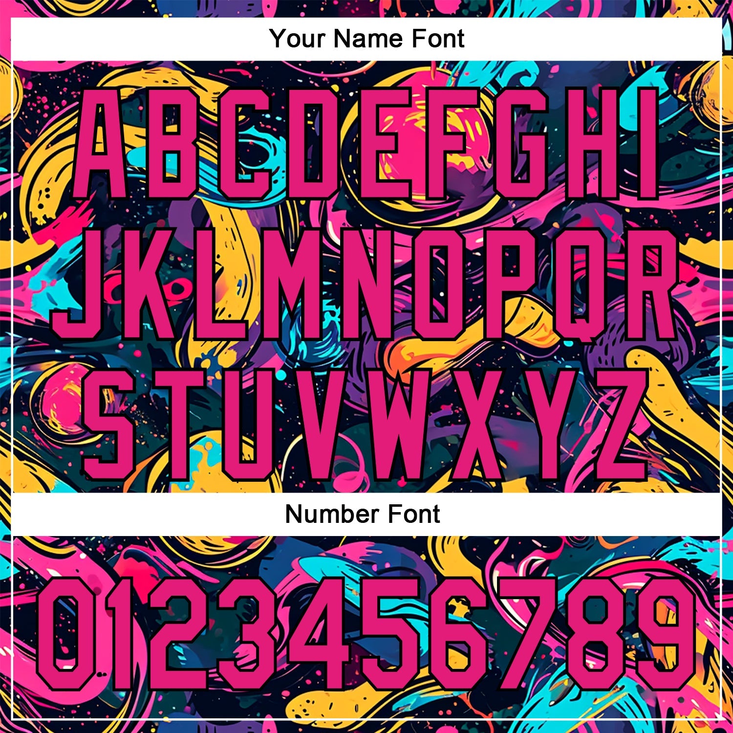 Custom Black Hot Pink 3D Pattern Design Abstract Painting Authentic Baseball Jersey - Sky-Custom