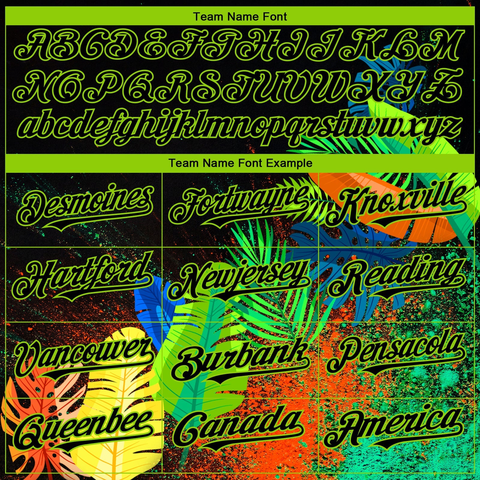 Custom Black Neon Green 3D Pattern Design Holi Festival Color Powder Authentic Baseball Jersey - Sky-Custom