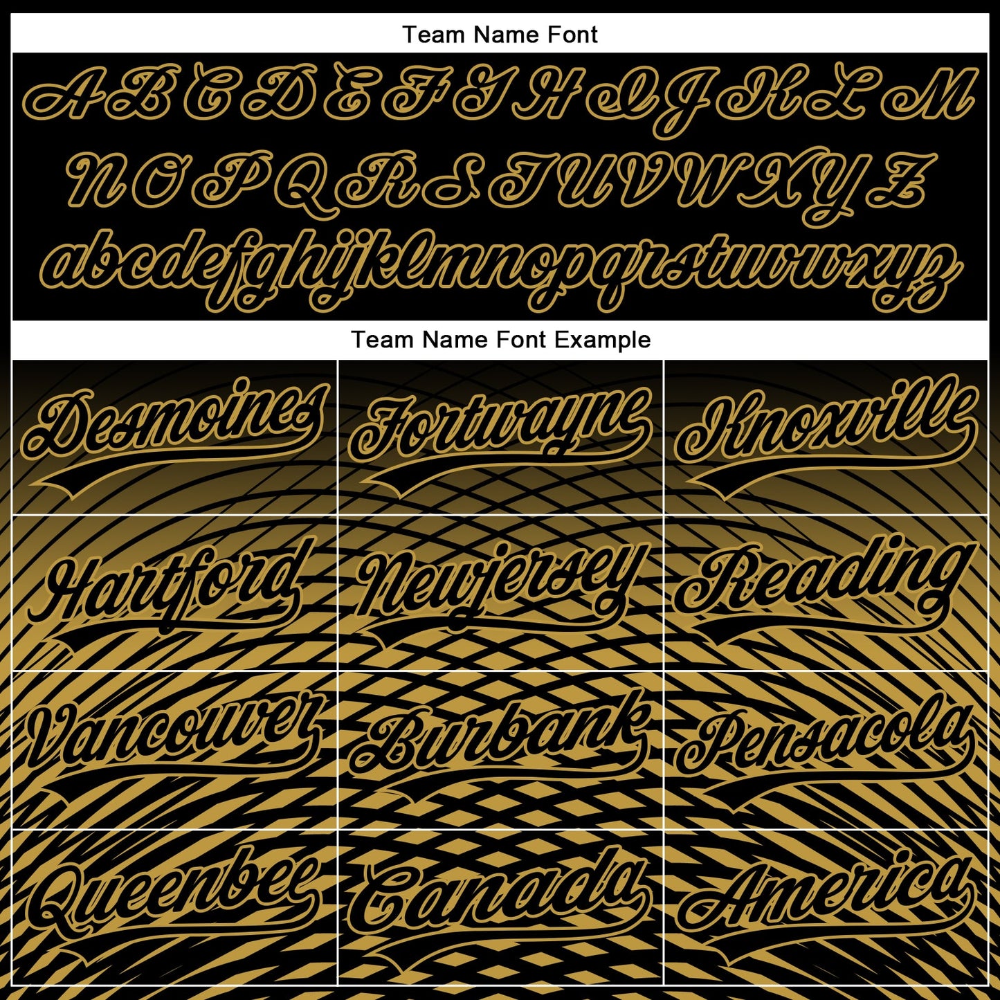 Custom Black Old Gold 3D Pattern Design Gradient Lines Authentic Baseball Jersey - Sky-Custom