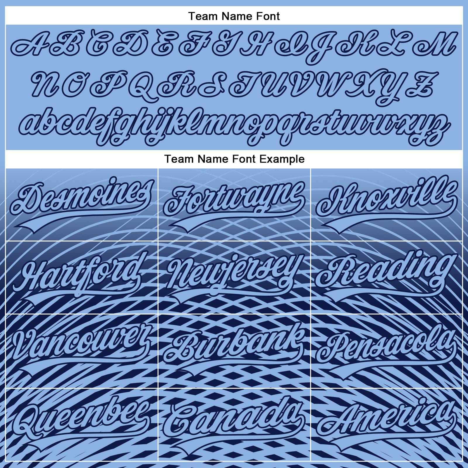 Custom Light Blue Navy 3D Pattern Design Gradient Lines Authentic Baseball Jersey - Sky-Custom