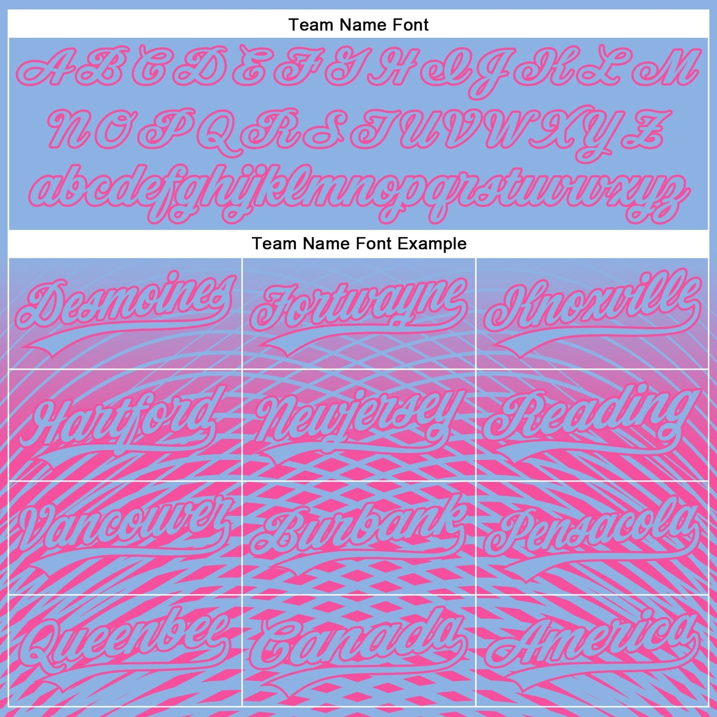 Custom Light Blue Pink 3D Pattern Design Gradient Lines Authentic Baseball Jersey - Sky-Custom