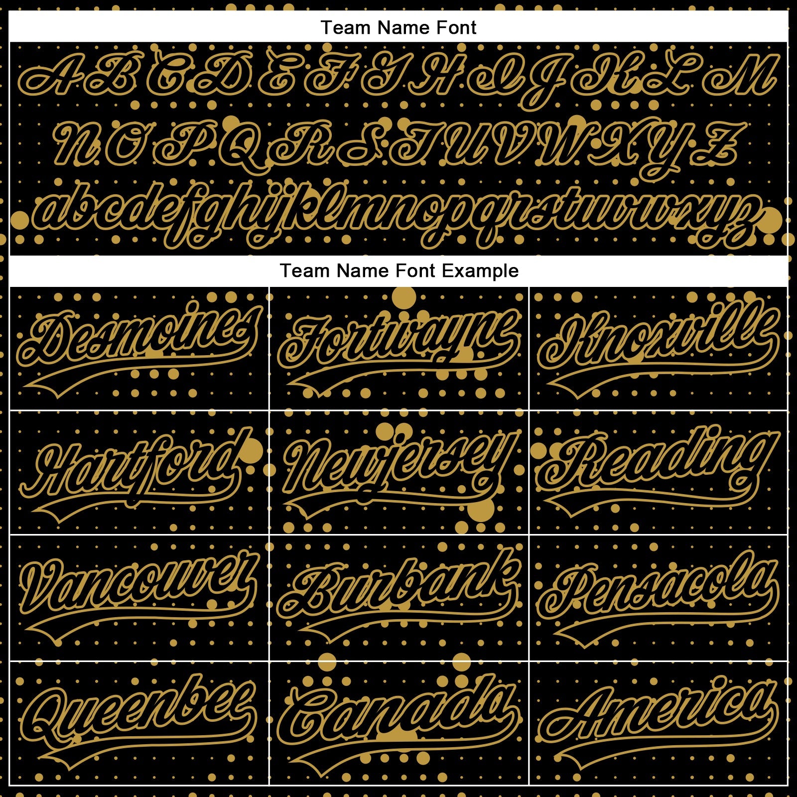Custom Black Old Gold 3D Pattern Design Geometric Halftone Dots Authentic Baseball Jersey - Sky-Custom
