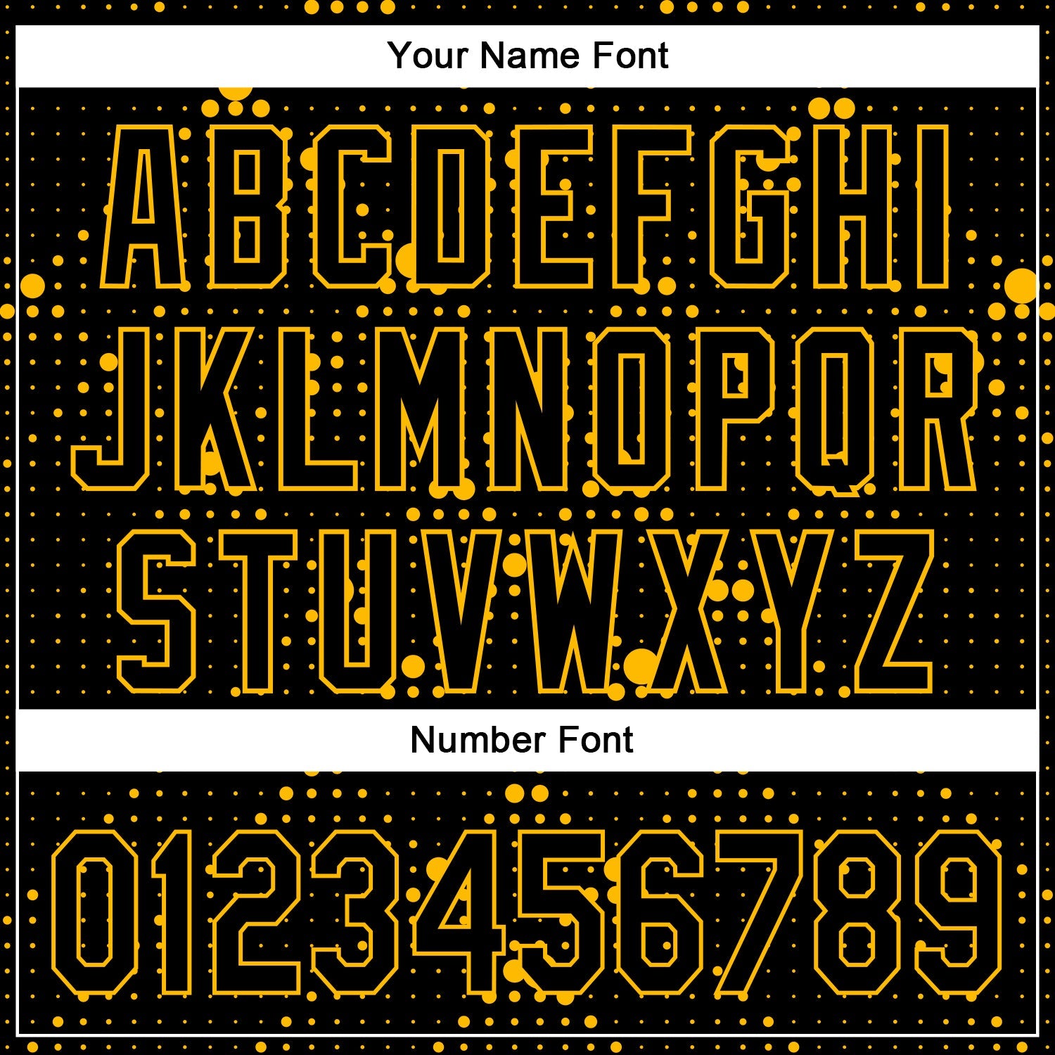Custom Black Gold 3D Pattern Design Geometric Halftone Dots Authentic Baseball Jersey - Sky-Custom