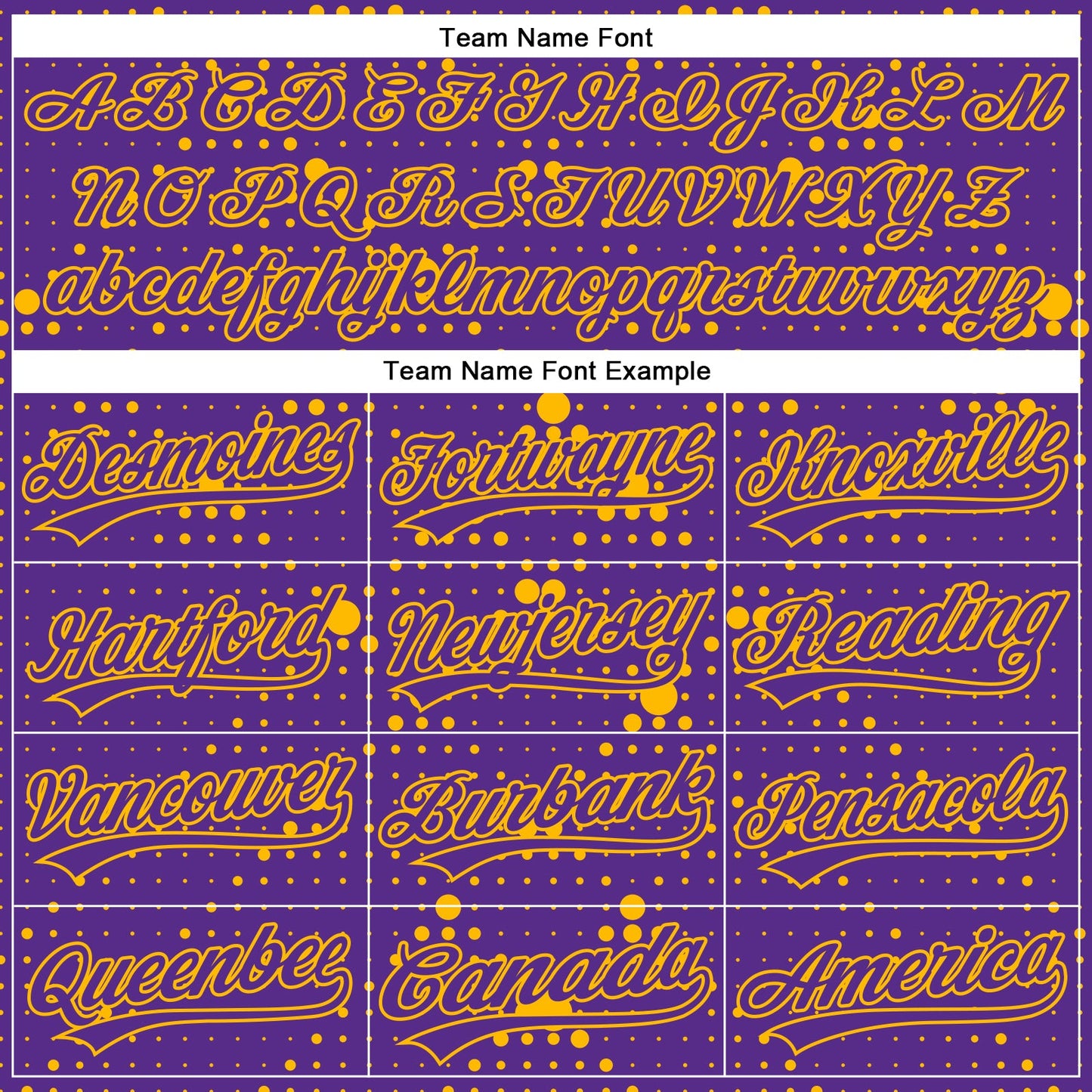 Custom Purple Gold 3D Pattern Design Geometric Halftone Dots Authentic Baseball Jersey - Sky-Custom