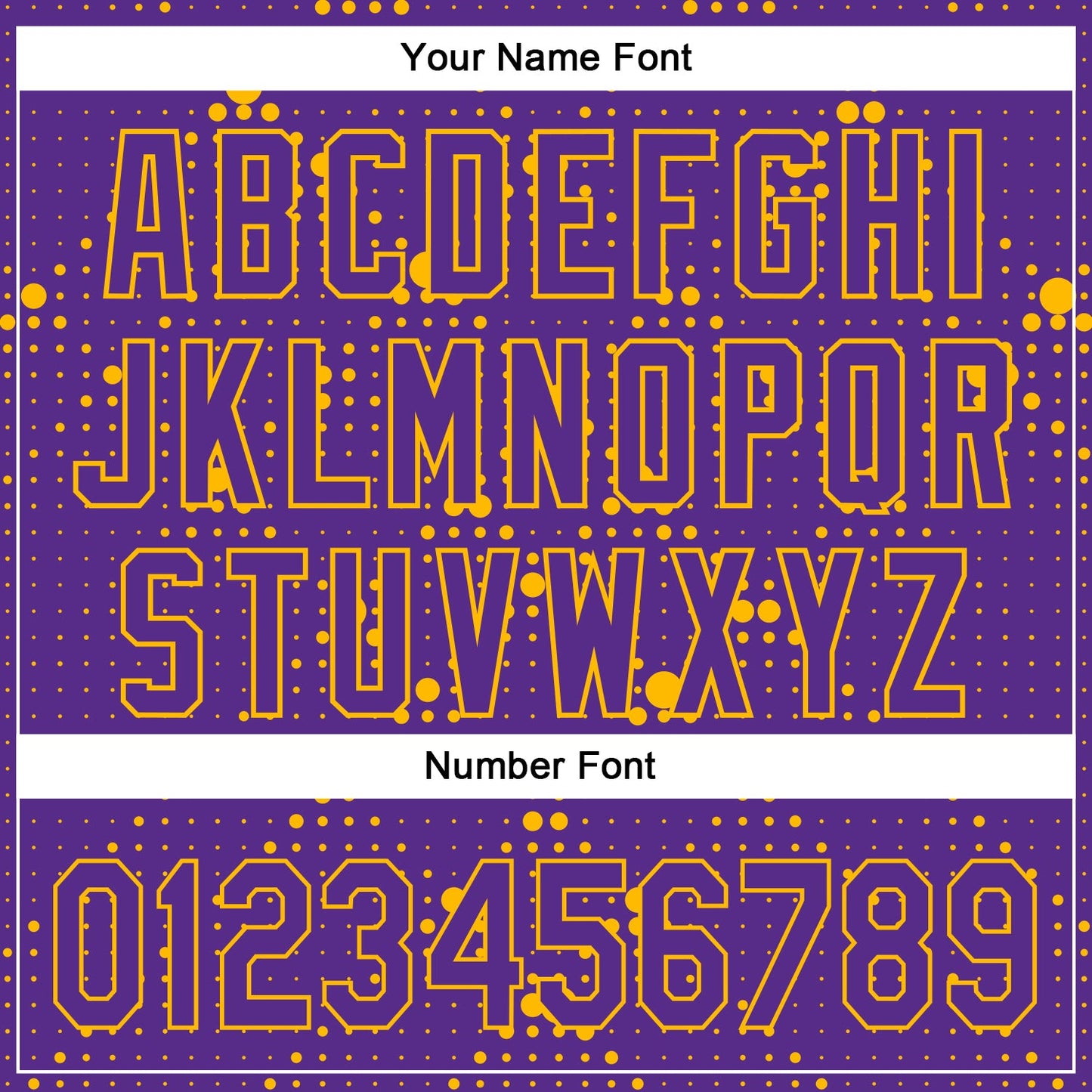 Custom Purple Gold 3D Pattern Design Geometric Halftone Dots Authentic Baseball Jersey - Sky-Custom
