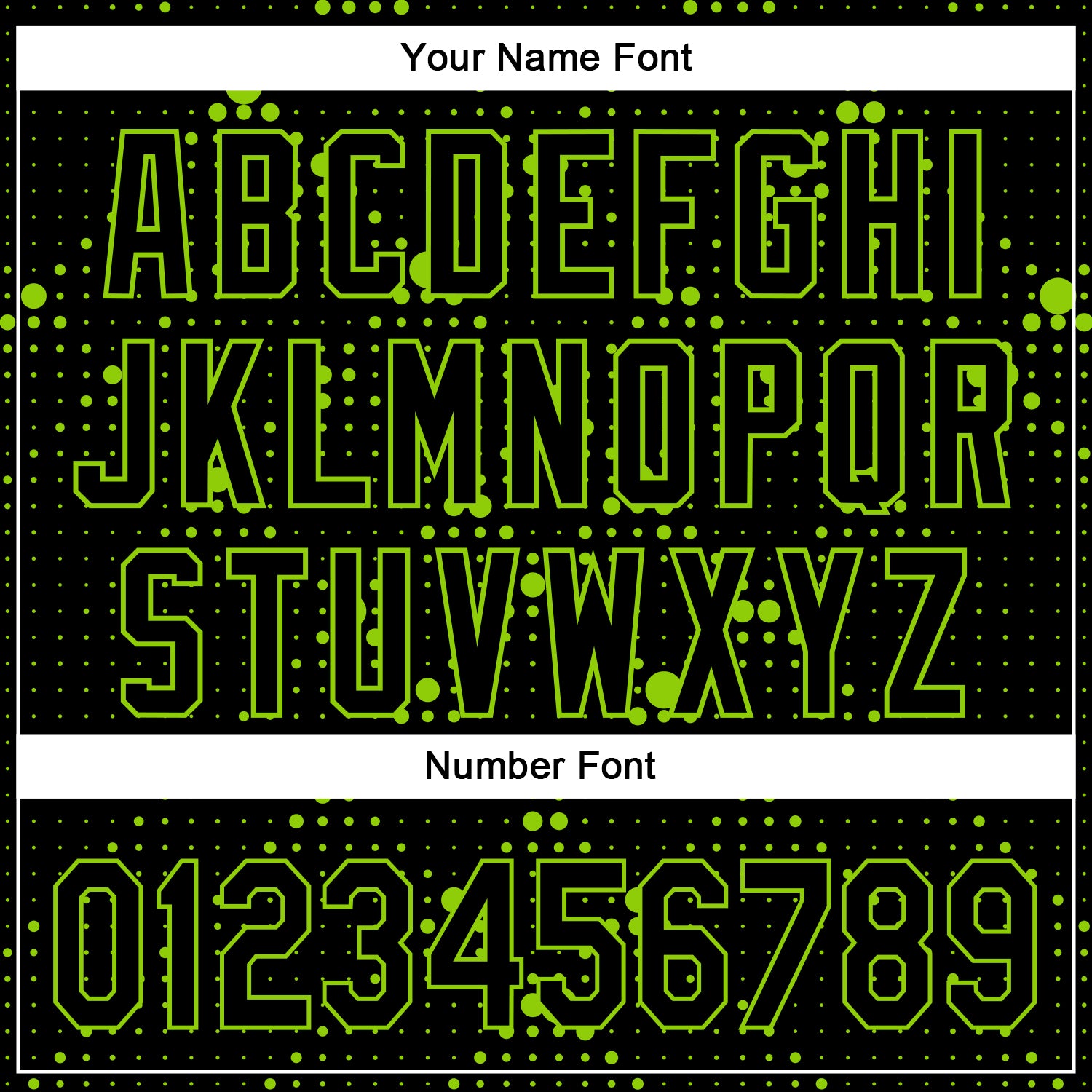 Custom Black Neon Green 3D Pattern Design Geometric Halftone Dots Authentic Baseball Jersey - Sky-Custom