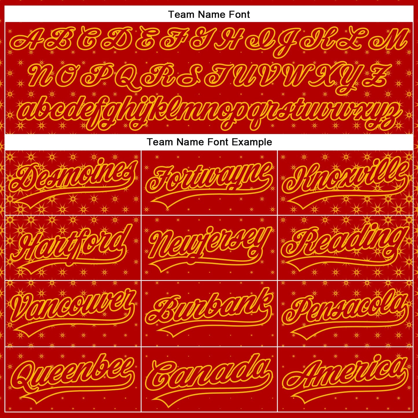 Custom Red Gold 3D Pattern Design Geometric Stars Authentic Baseball Jersey - Sky-Custom