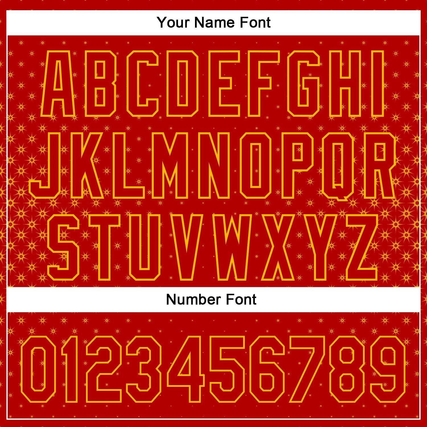 Custom Red Gold 3D Pattern Design Geometric Stars Authentic Baseball Jersey - Sky-Custom