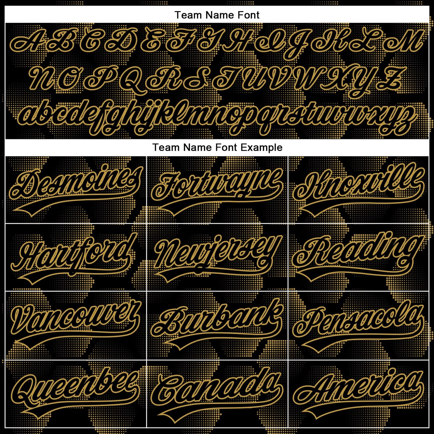 Custom Black Old Gold 3D Pattern Design Halftone Geometric Shapes Authentic Baseball Jersey - Sky-Custom