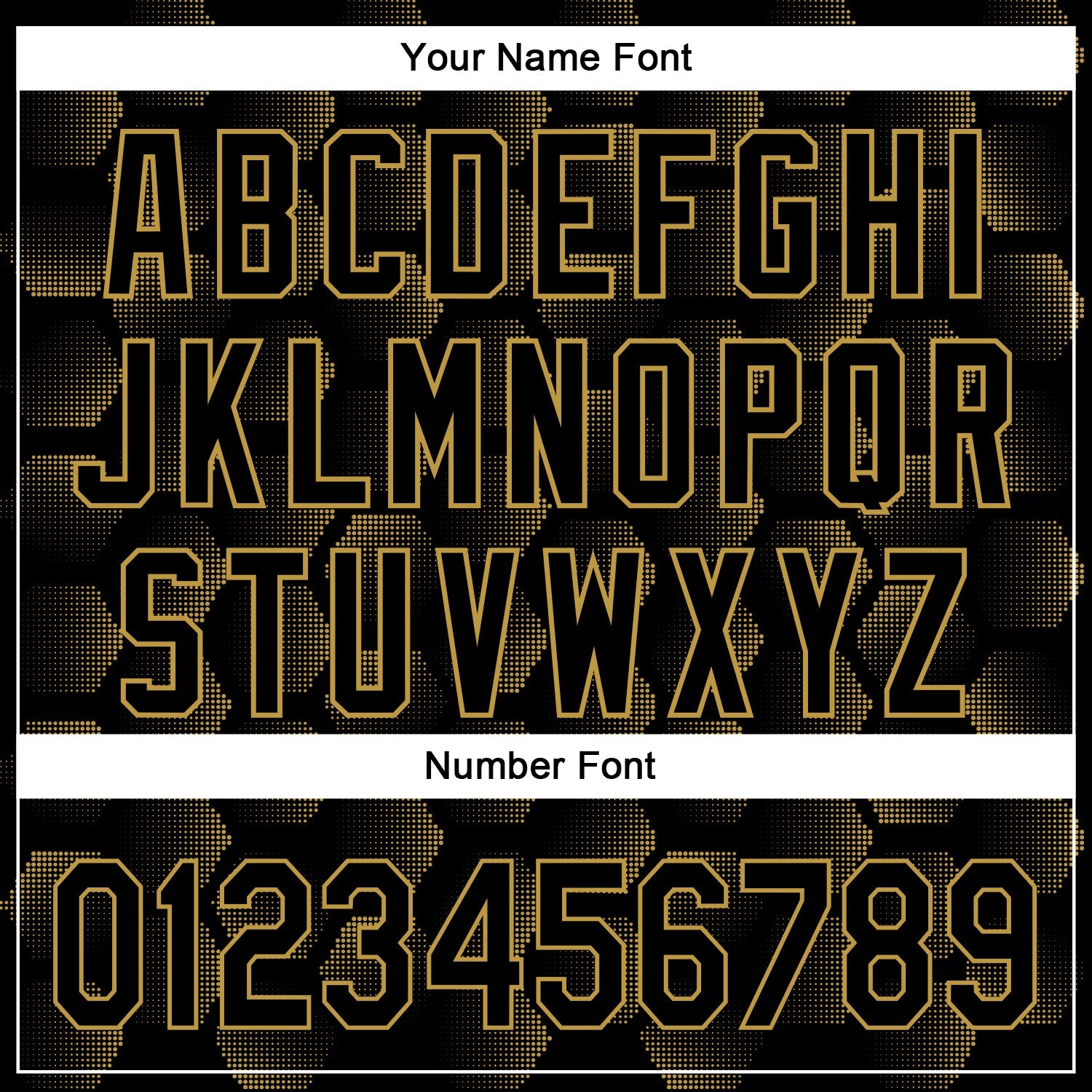 Custom Black Old Gold 3D Pattern Design Halftone Geometric Shapes Authentic Baseball Jersey - Sky-Custom