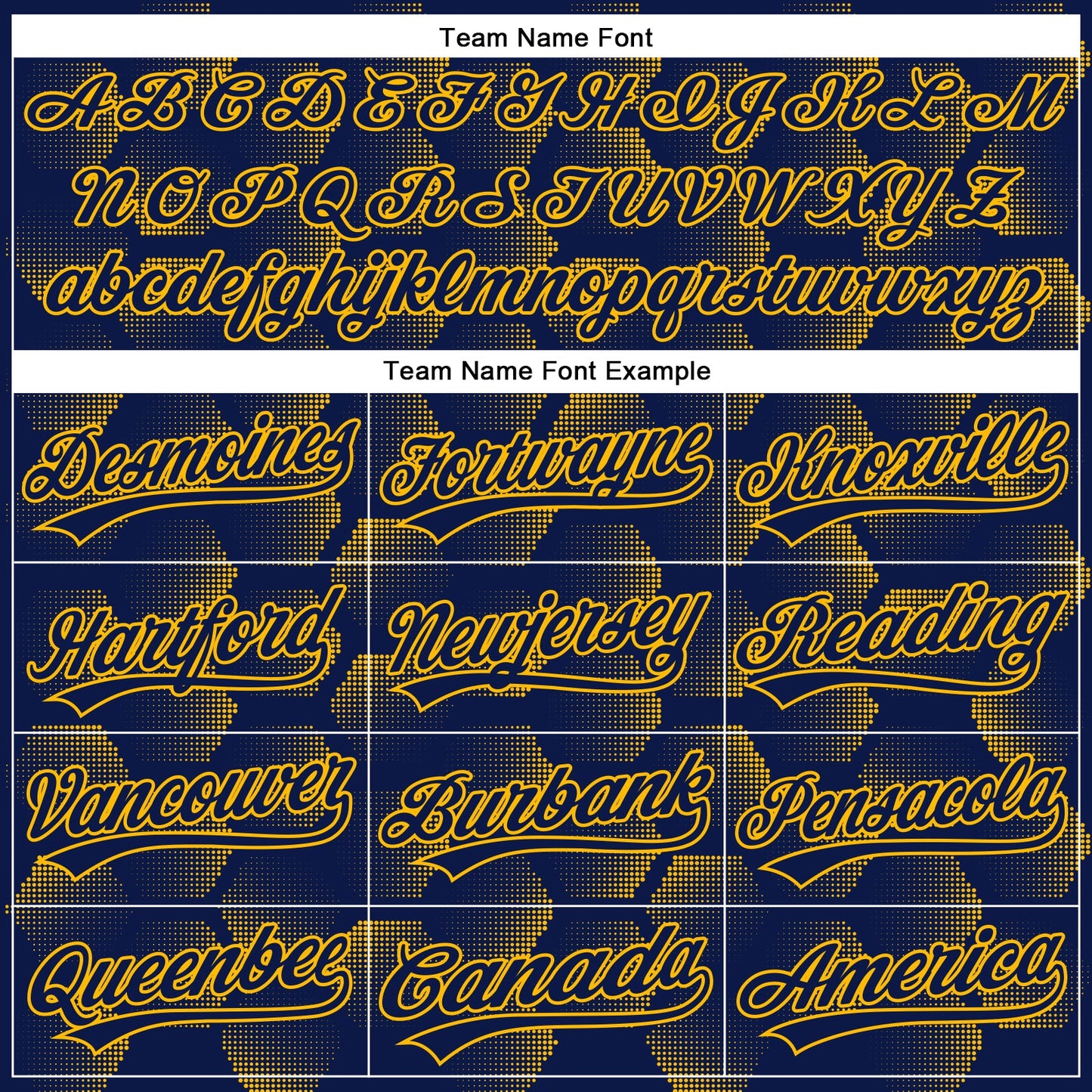 Custom Navy Gold 3D Pattern Design Halftone Geometric Shapes Authentic Baseball Jersey - Sky-Custom