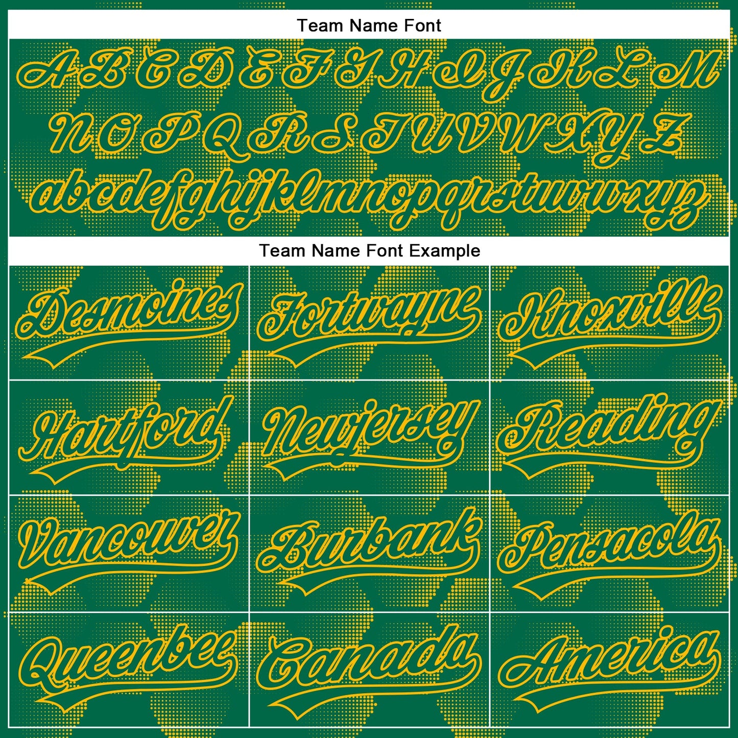Custom Kelly Green Gold 3D Pattern Design Halftone Geometric Shapes Authentic Baseball Jersey - Sky-Custom