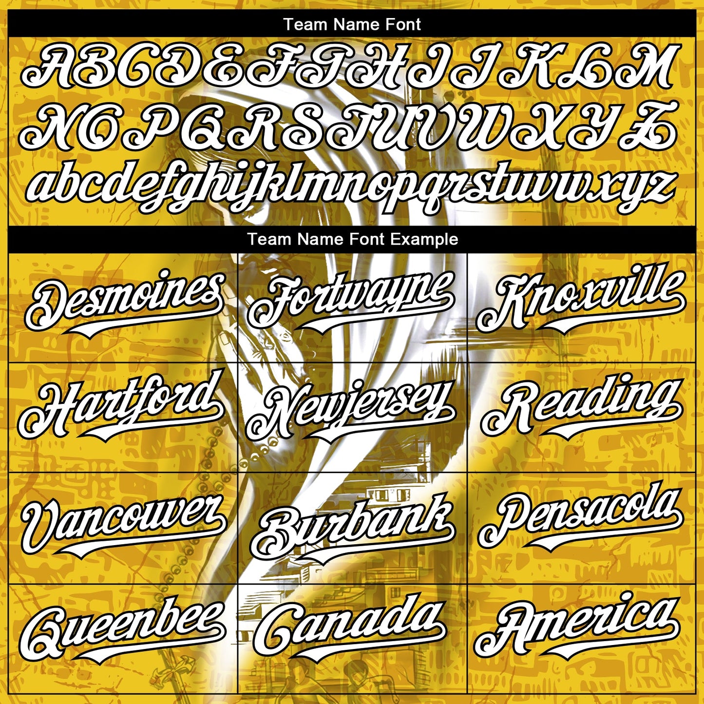 Custom Yellow White-Black 3D Pattern Design Religion Jesus Christ Authentic Baseball Jersey - Sky-Custom