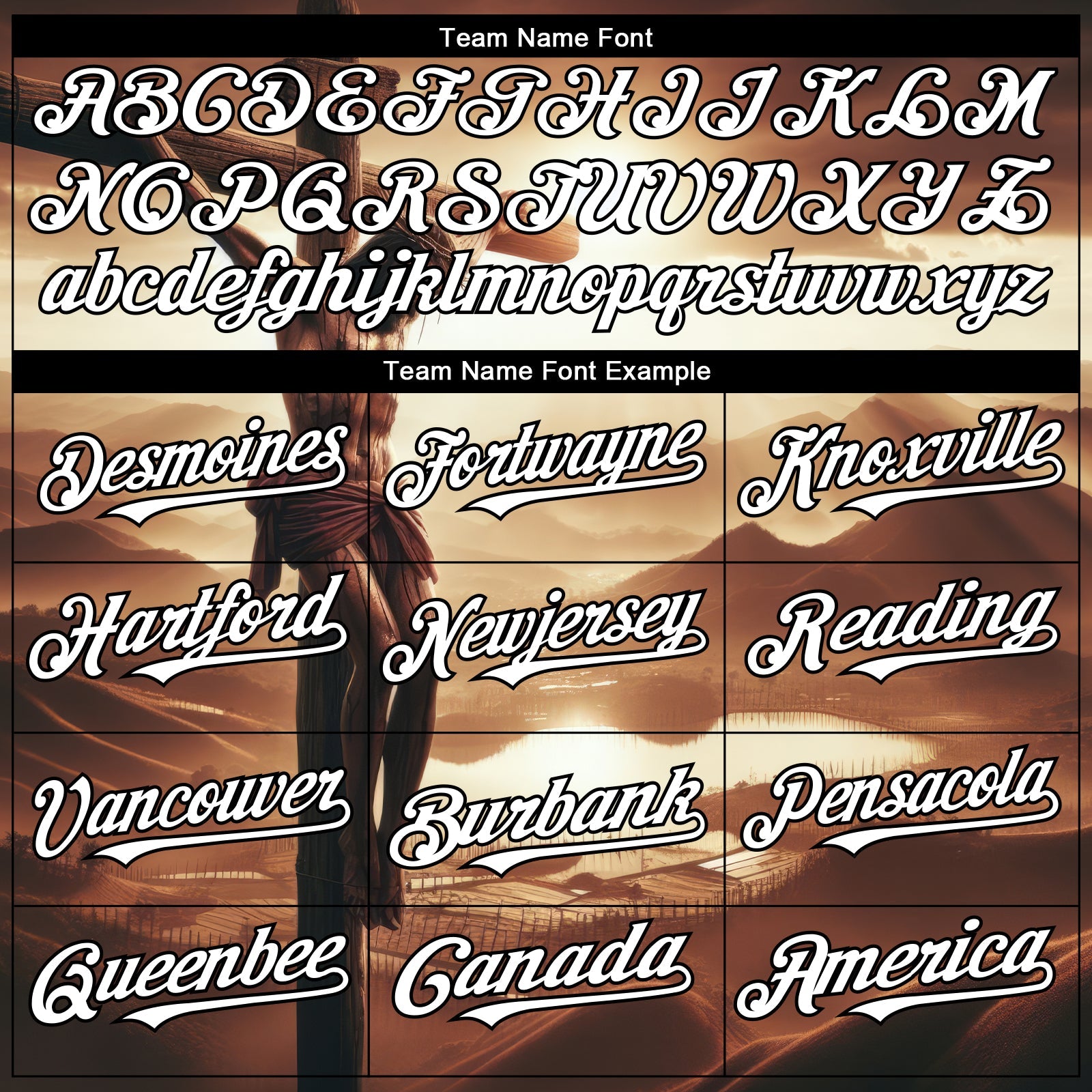 Custom Brown White-Black 3D Pattern Design Religion Cross Jesus Christ Good Friday Authentic Baseball Jersey - Sky-Custom