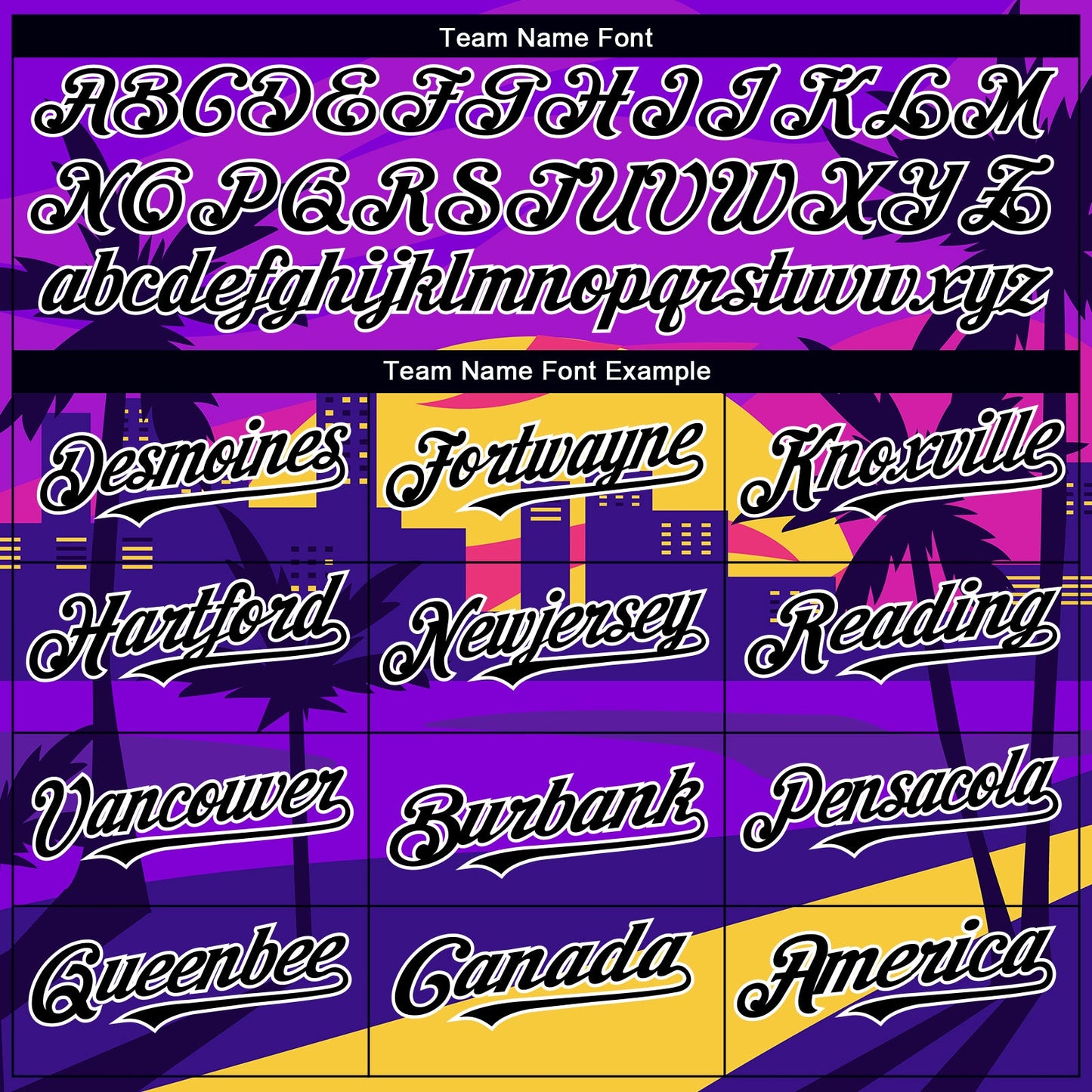Custom Purple Black-White 3D Pattern Design Hawaii Palm Trees Authentic Baseball Jersey - Sky-Custom