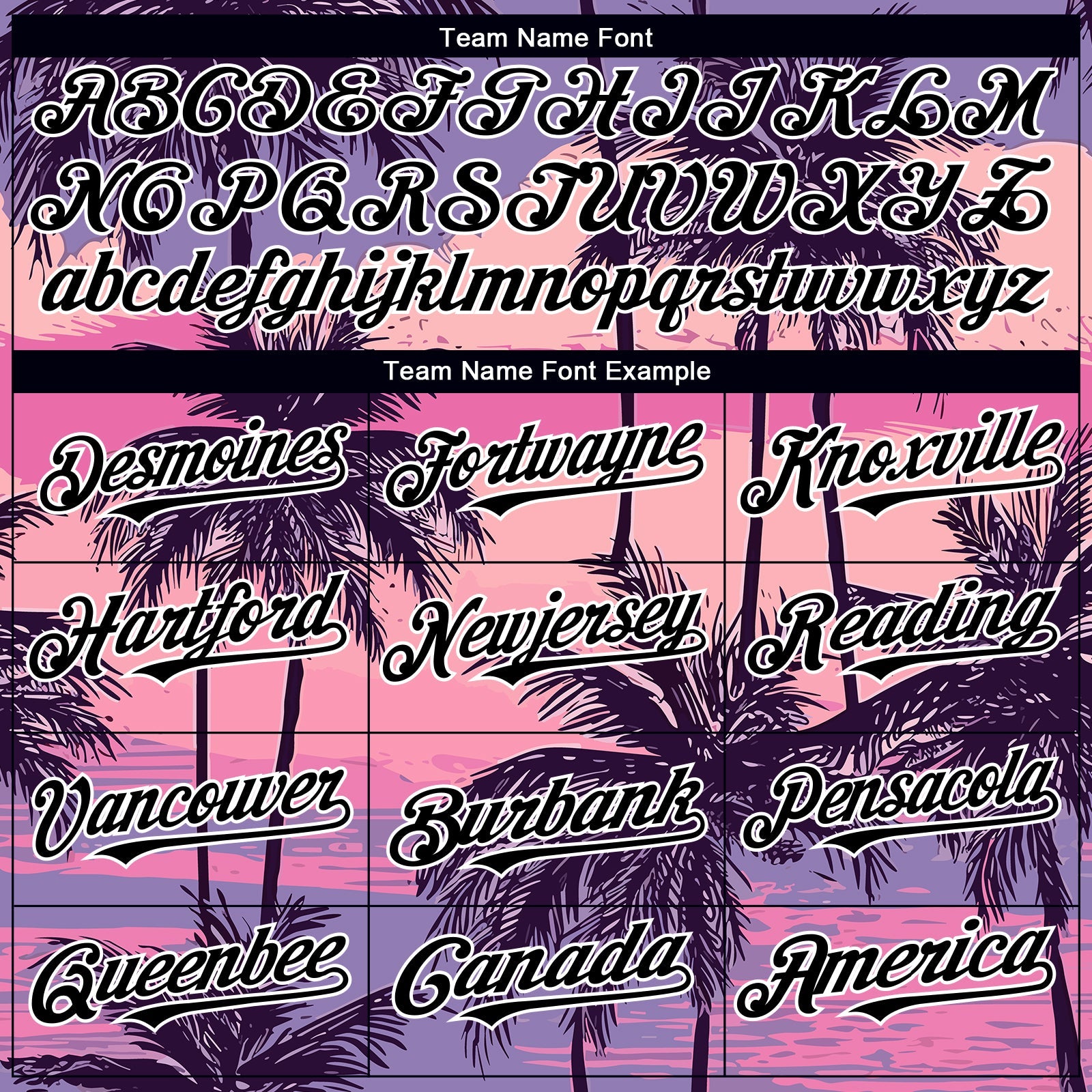 Custom Purple Black-White 3D Pattern Design Beach Hawaii Palm Trees Authentic Baseball Jersey - Sky-Custom