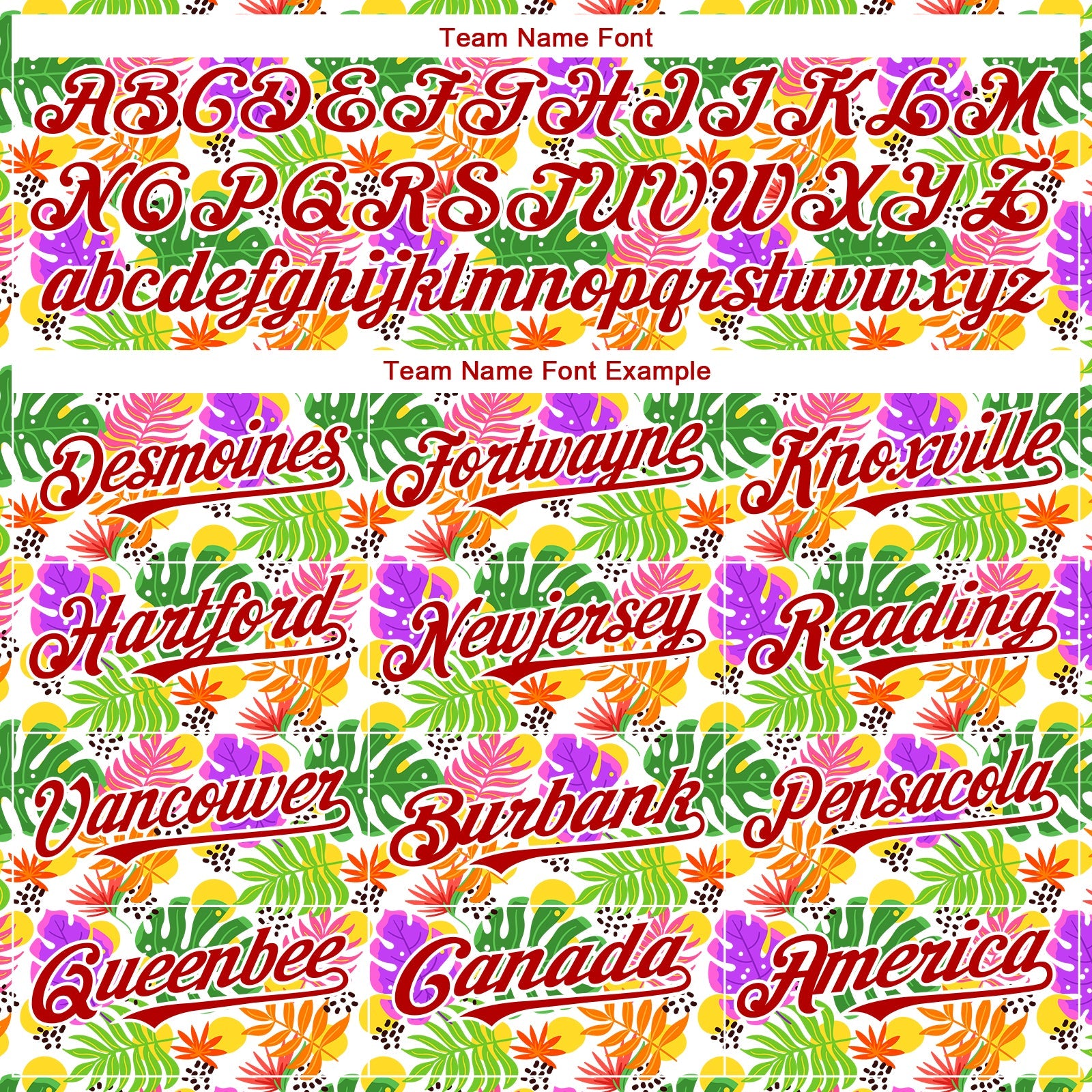 Custom White Red 3D Pattern Design Tropical Hawaii Palm Leaves Authentic Baseball Jersey - Sky-Custom