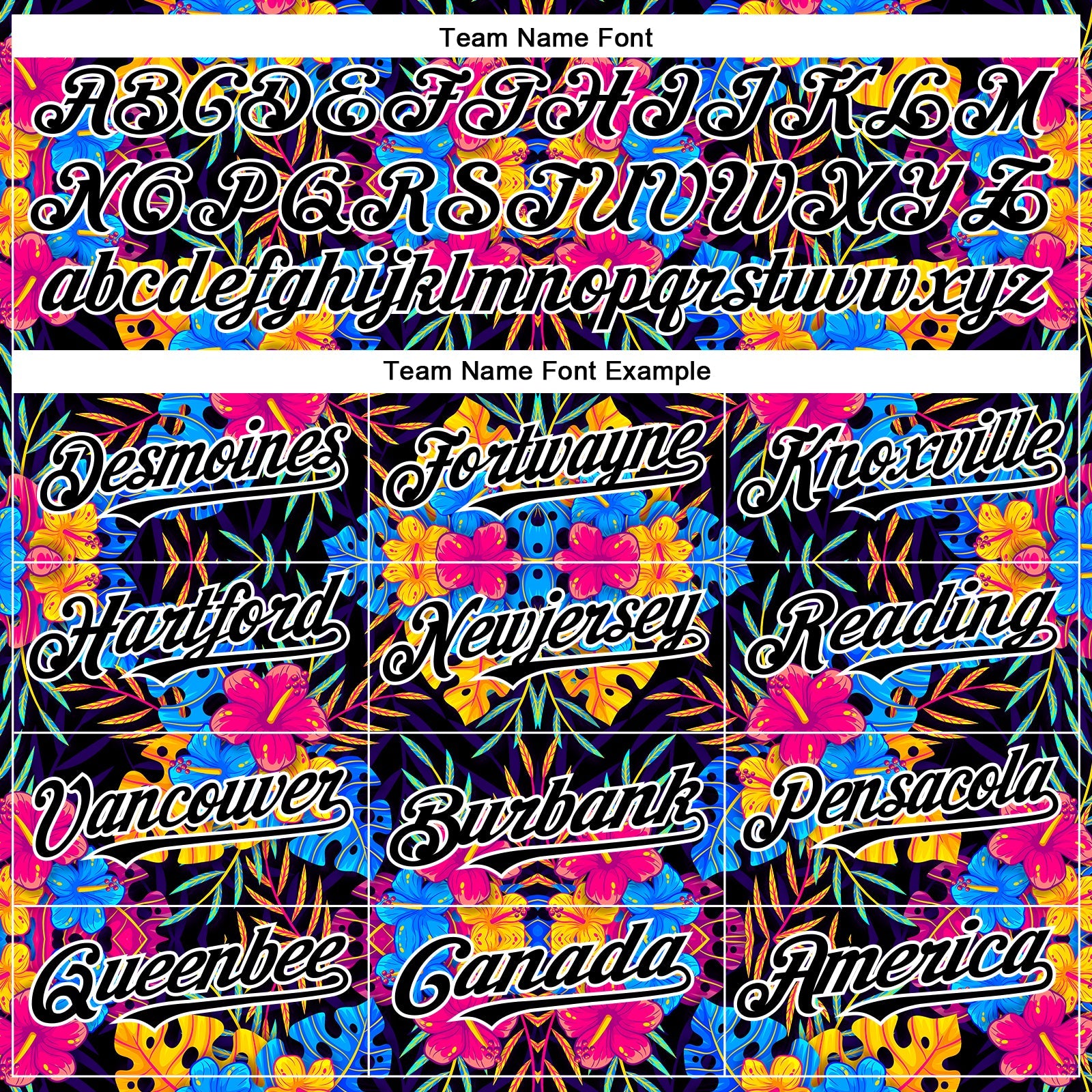 Custom Black White 3D Pattern Design Tropical Flower And Hawaii Palm Leaves Authentic Baseball Jersey - Sky-Custom