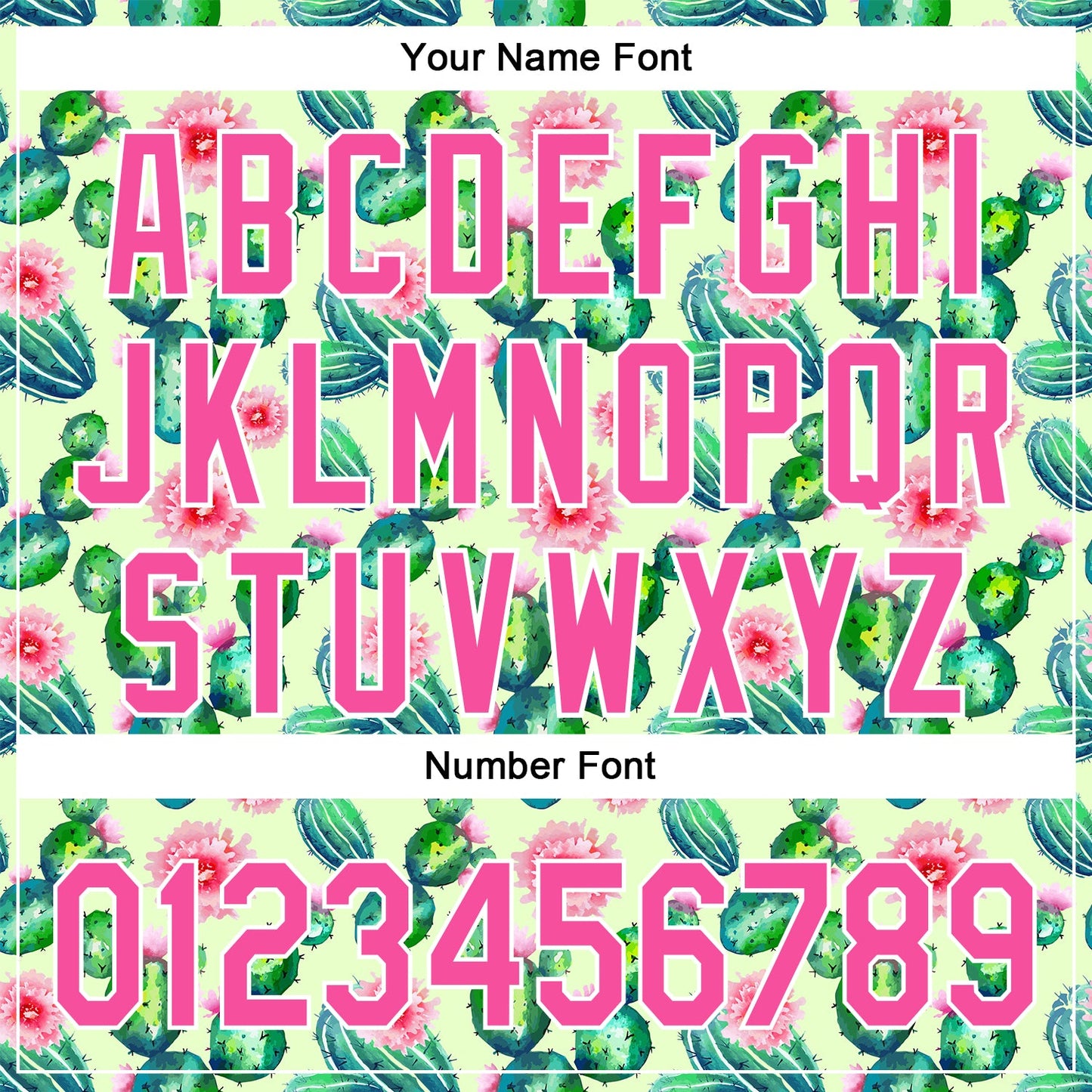 Custom Green Pink-White 3D Pattern Design Cactus Festival Authentic Baseball Jersey - Sky-Custom