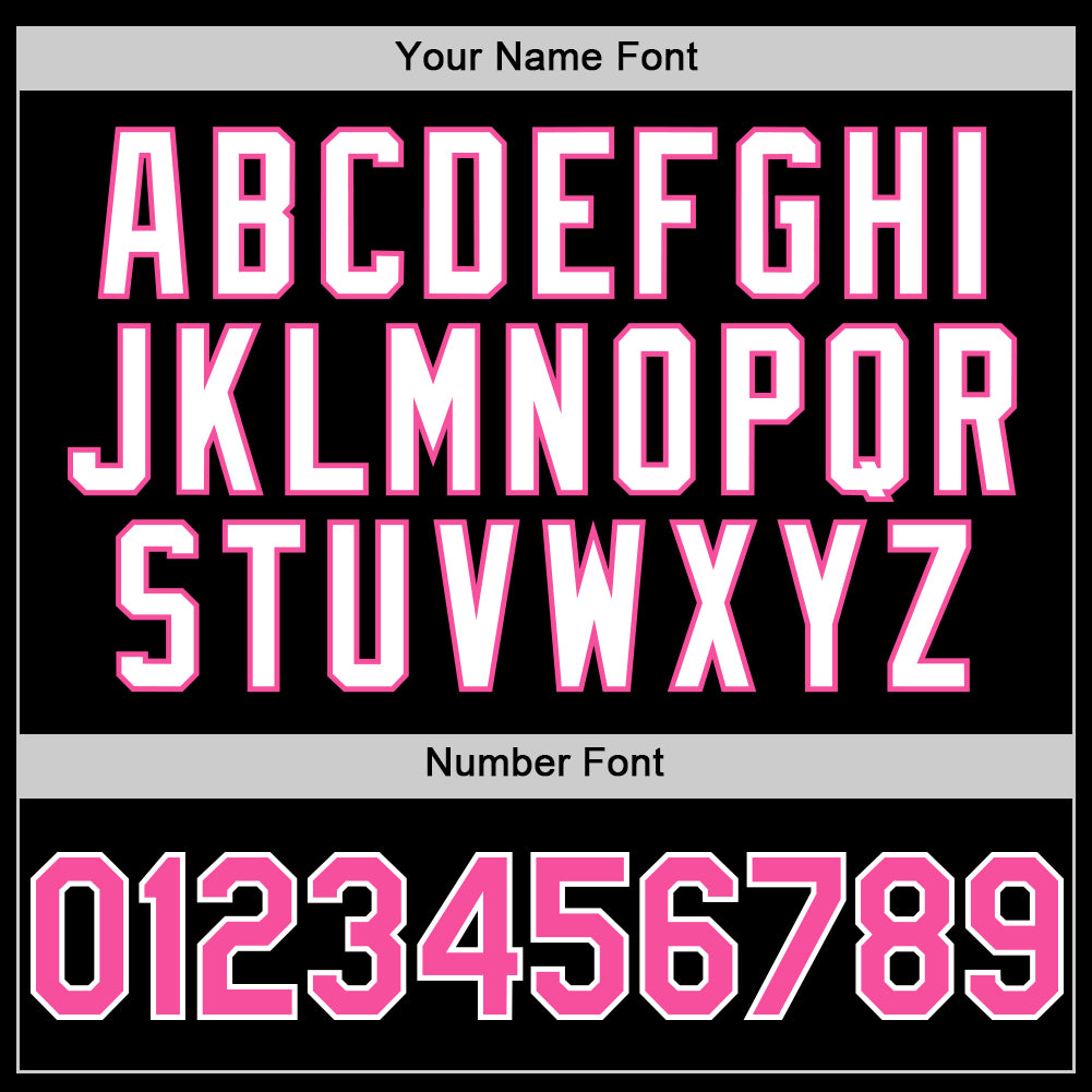 Custom Black Pink-White 3D Pattern Design Gradient Style Twinkle Star Authentic Baseball Jersey - Sky-Custom