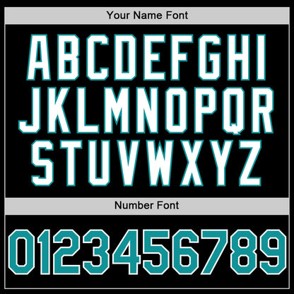 Custom Black Teal-White 3D Pattern Design Gradient Style Twinkle Star Authentic Baseball Jersey - Sky-Custom