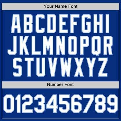 Custom Royal White-Light Blue 3D Pattern Design Gradient Style Twinkle Star Authentic Baseball Jersey - Sky-Custom