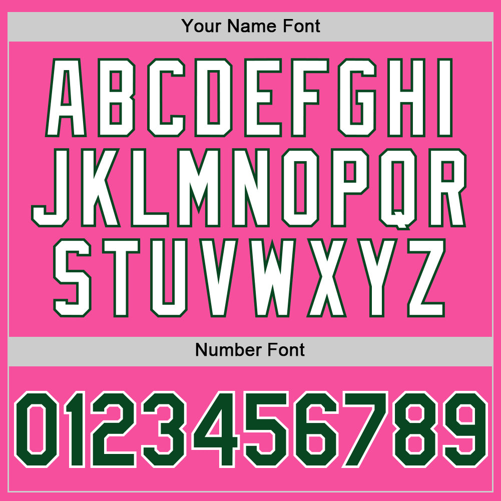 Custom Pink Green-White 3D Pattern Design Gradient Style Twinkle Star Authentic Baseball Jersey - Sky-Custom