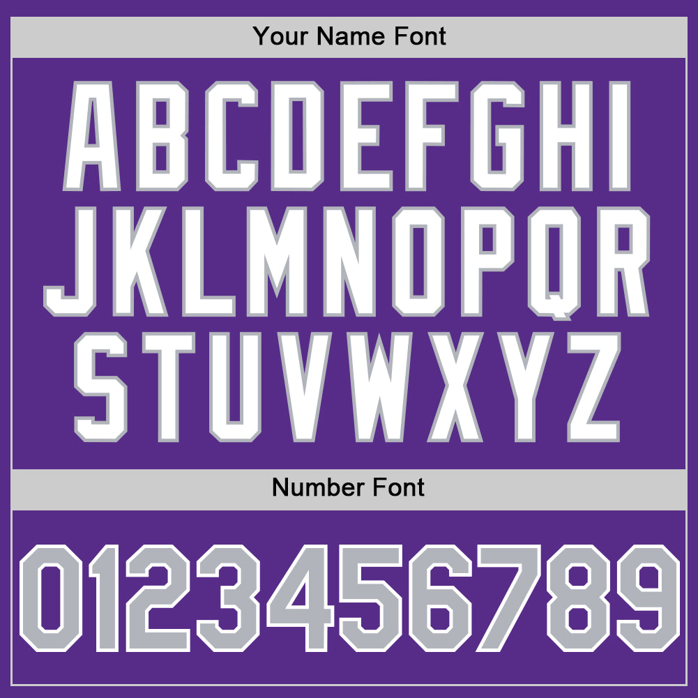 Custom Purple Gray-White 3D Pattern Design Gradient Style Twinkle Star Authentic Baseball Jersey - Sky-Custom