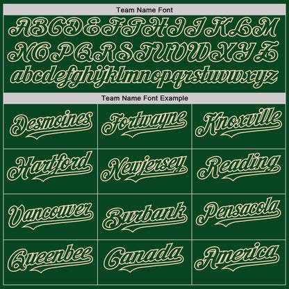 Custom Cream Green 3D Pattern Design Gradient Style Twinkle Star Authentic Baseball Jersey - Sky-Custom