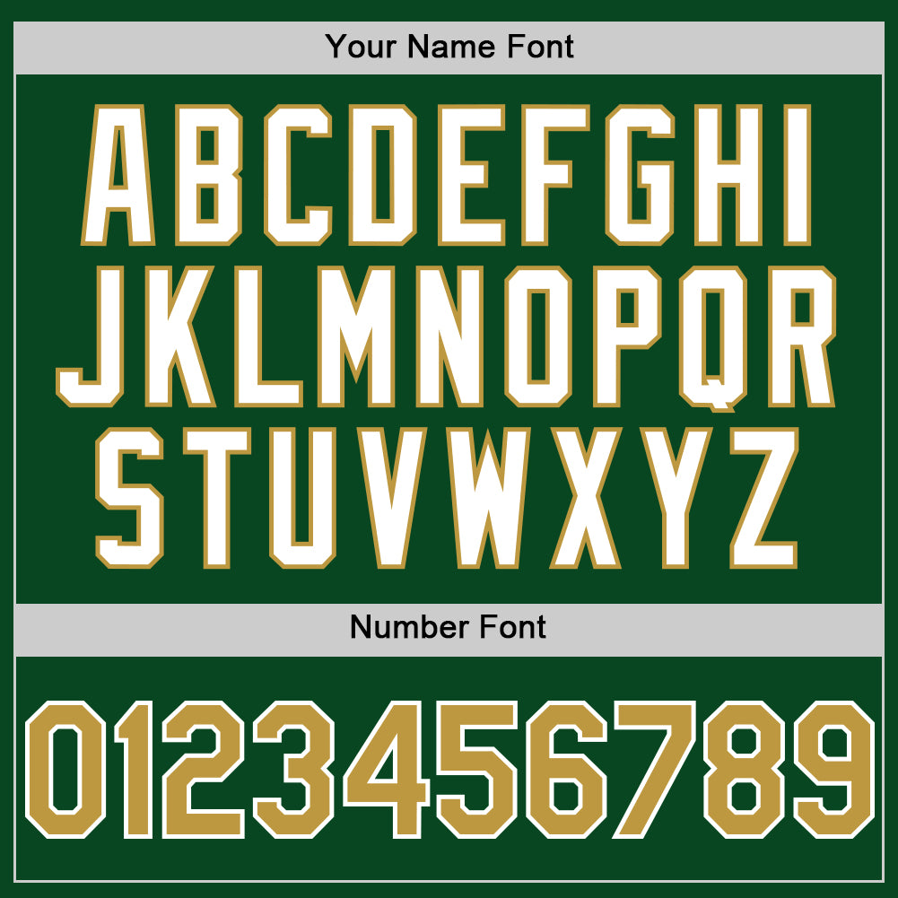 Custom Green Old Gold-White 3D Pattern Design Gradient Style Twinkle Star Authentic Baseball Jersey - Sky-Custom