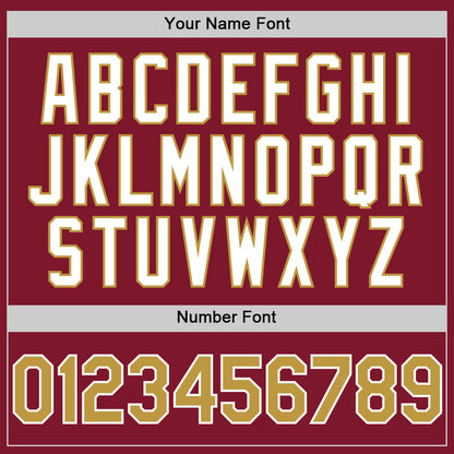 Custom Crimson Old Gold-White 3D Pattern Design Gradient Style Twinkle Star Authentic Baseball Jersey - Sky-Custom