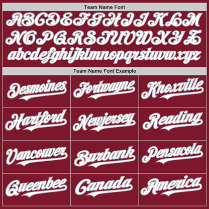 Custom Crimson White-Gray 3D Pattern Design Gradient Style Twinkle Star Authentic Baseball Jersey - Sky-Custom