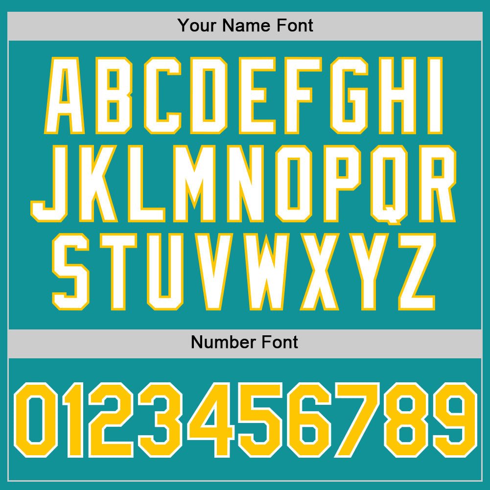 Custom Teal Yellow-White 3D Pattern Design Gradient Style Twinkle Star Authentic Baseball Jersey - Sky-Custom