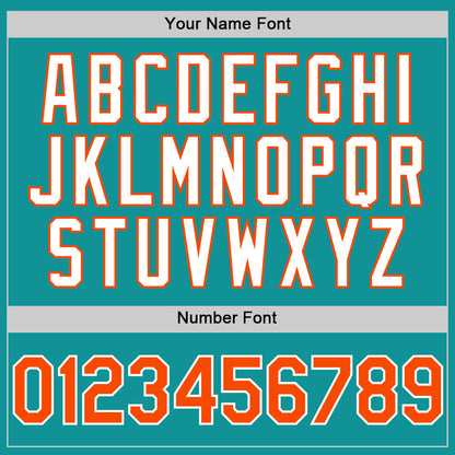 Custom Teal Orange-White 3D Pattern Design Gradient Style Twinkle Star Authentic Baseball Jersey - Sky-Custom