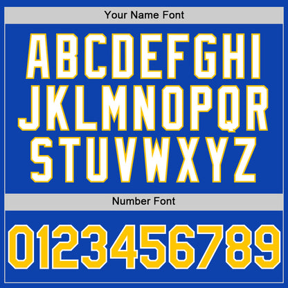 Custom Thunder Blue Yellow-White 3D Pattern Design Gradient Style Twinkle Star Authentic Baseball Jersey - Sky-Custom