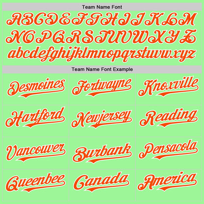 Custom Pea Green Orange-White 3D Pattern Design Gradient Style Twinkle Star Authentic Baseball Jersey - Sky-Custom