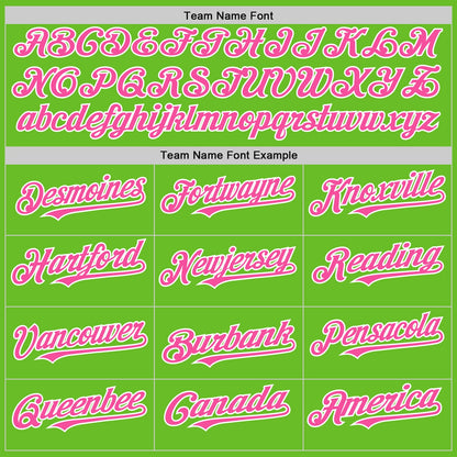 Custom Aurora Green Pink-White 3D Pattern Design Gradient Style Twinkle Star Authentic Baseball Jersey - Sky-Custom